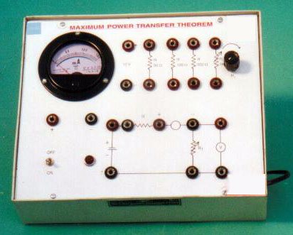 Study Theorem Maximum Power Transformer Network Theorem With Power Supply Electronic Trainer kit Abron AE-1430MXP 